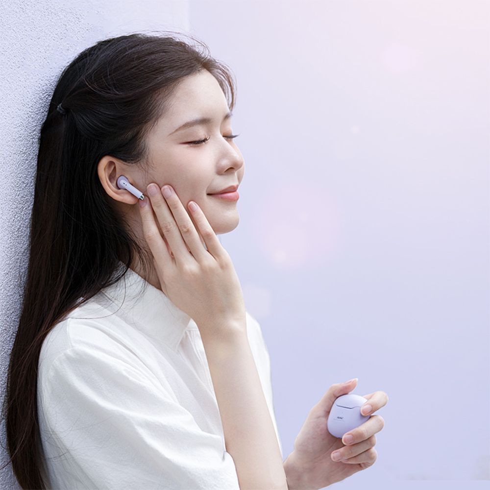 Ακουστικά Bluetooth Remax Marshmallow Series TWS-19 Λιλά
