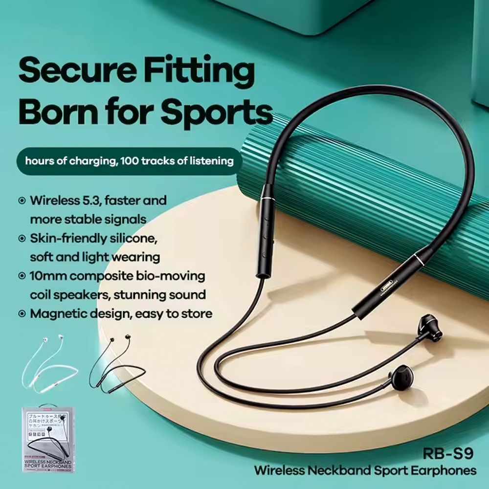 Remax Wireless Sports Earphone RB-S9 Λευκό