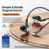 Ακουστικά Remax Metal Wired Type-C RM-616a Μαύρο