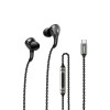 Ακουστικά Remax Metal Wired Type-C RM-616a Μαύρο