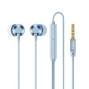 Ακουστικά REMAX Jack 3,5mm RM-512 Μπλέ