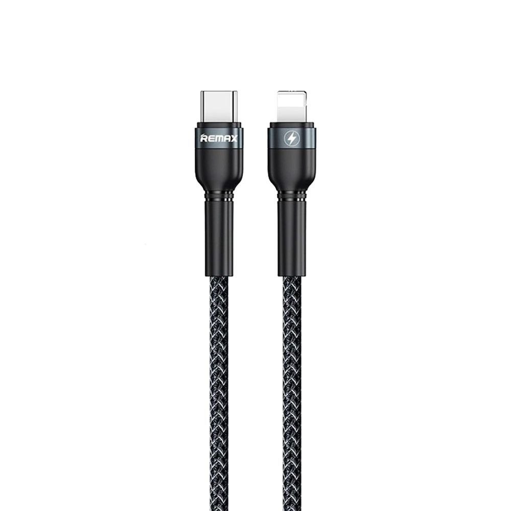 Καλώδιο Remax RC-171 Jany Series 20W|Fast Charge Type-C to Lightning 1m Μαύρο