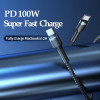 Καλώδιο Remax RC-172 Jany Series 100W|Fast Charge Type-C to Type-C 1m Μαύρο