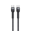 Καλώδιο Remax RC-172 Jany Series 100W|Fast Charge Type-C to Type-C 1m Μαύρο