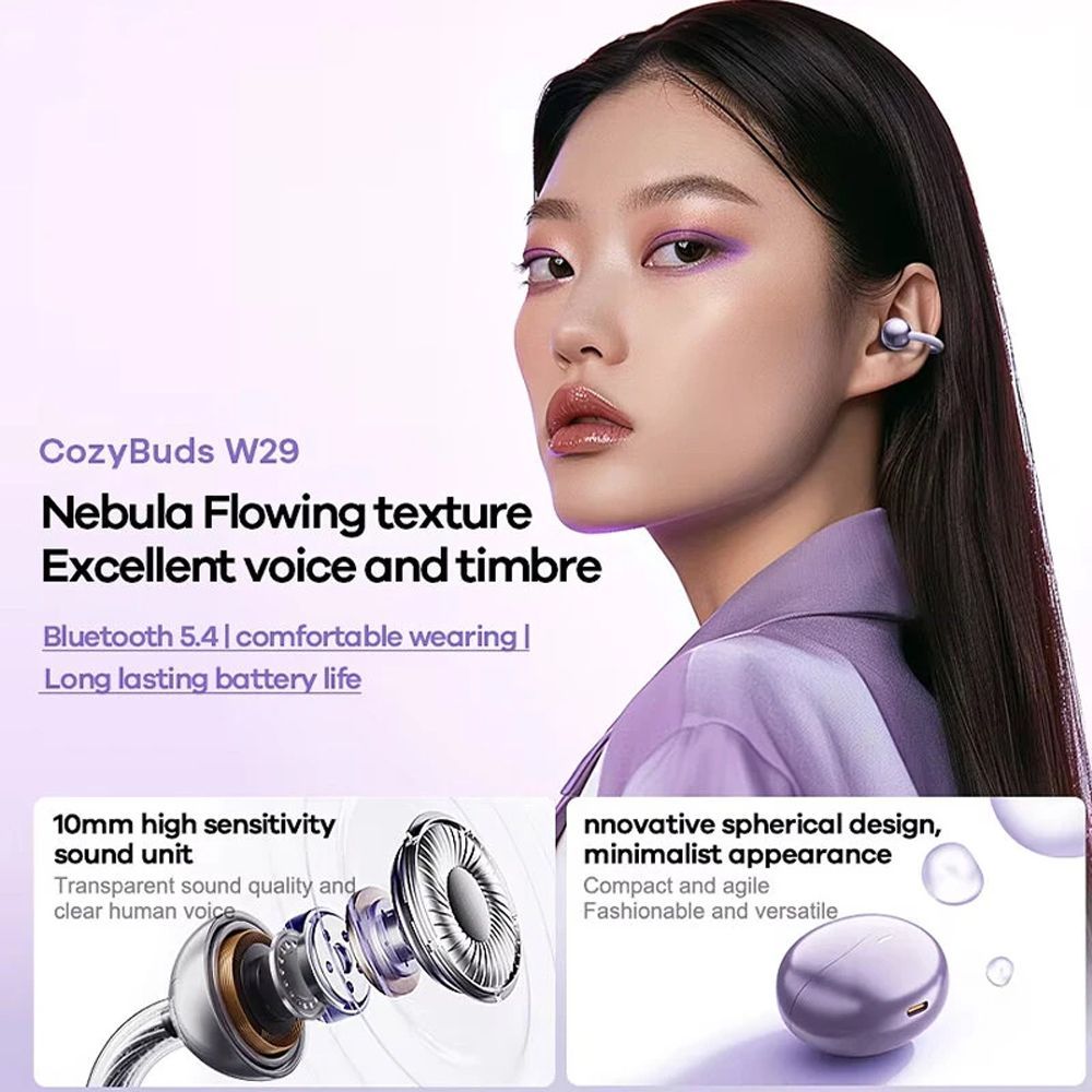 Ακουστικά Bluetooth Remax Clip-on Cozybuds W29 Λευκό