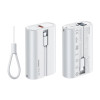 REMAX Prime Series Power Bank 10000mAh 18W RPP-572 με Καλώδια Lightning & Type-C Λευκό