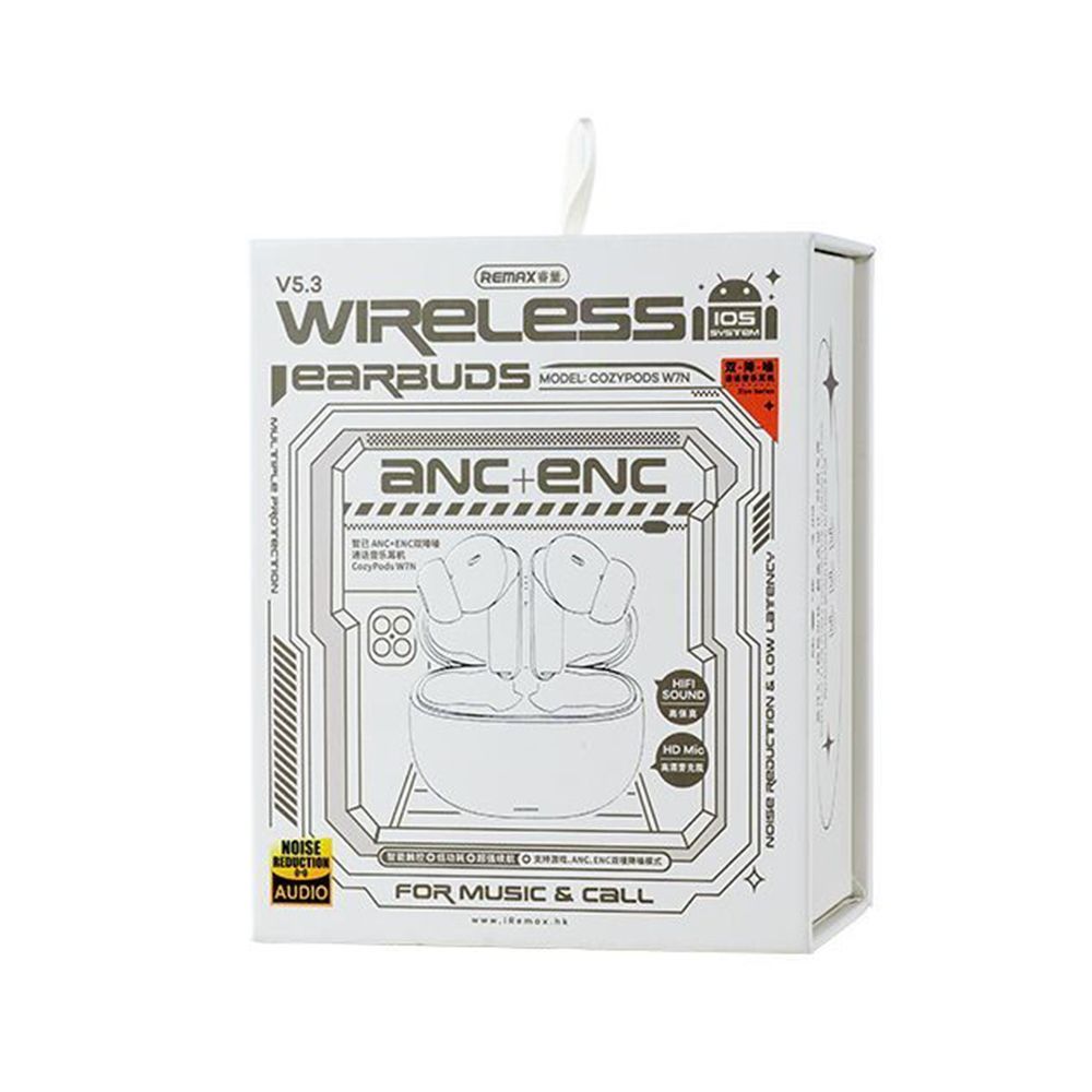 Ακουστικά Bluetooth Remax Ziye Series CozyPods W7N Μαύρο