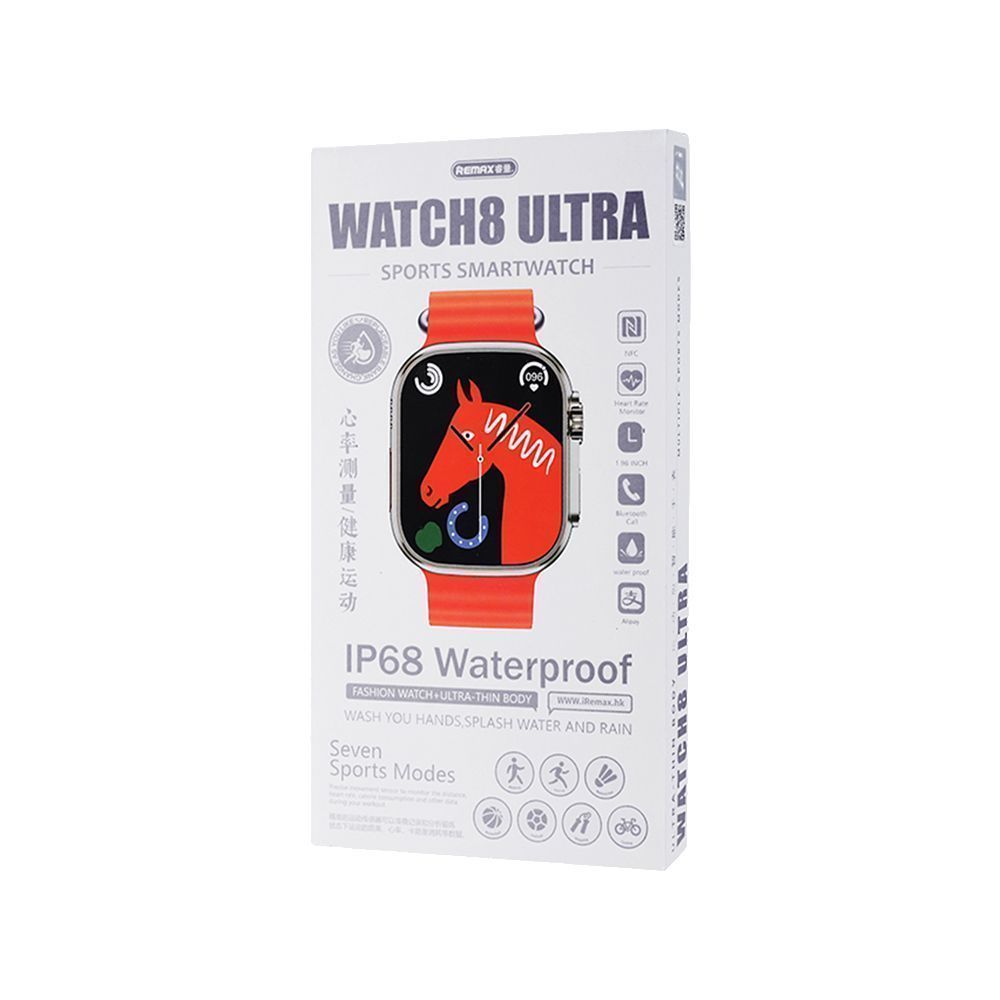 Smartwatch REMAX Sports Watch 8 Ultra Μαύρο / Χρυσό