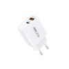 Φορτιστής REMAX Kiddy Series Fast Charge RP-U120 20W, A+C Λευκό