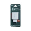 Φορτιστής REMAX Kiddy Series Fast Charge RP-U125 65W, USB-A+USB-C Λευκό