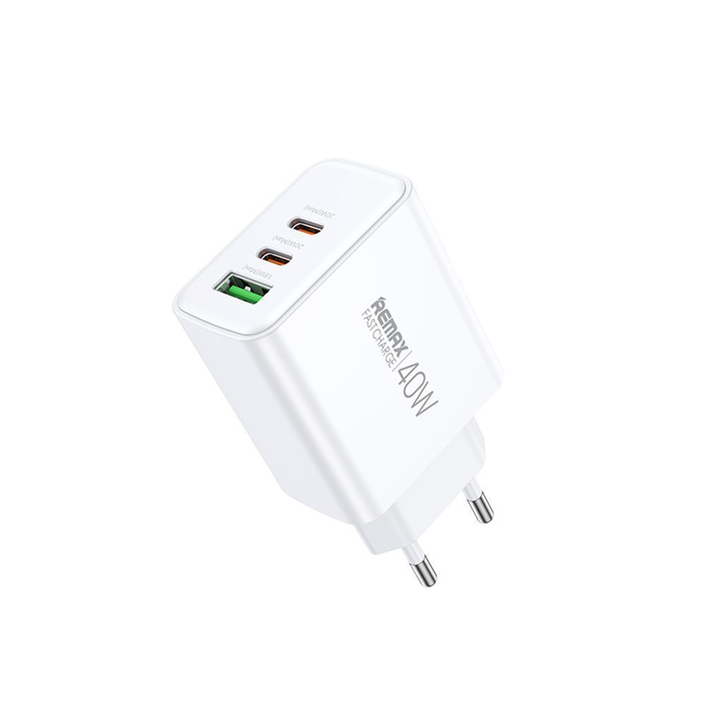 Φορτιστής REMAX Kiddy Series Fast Charge RP-U123 40W,1A+2C Λευκό