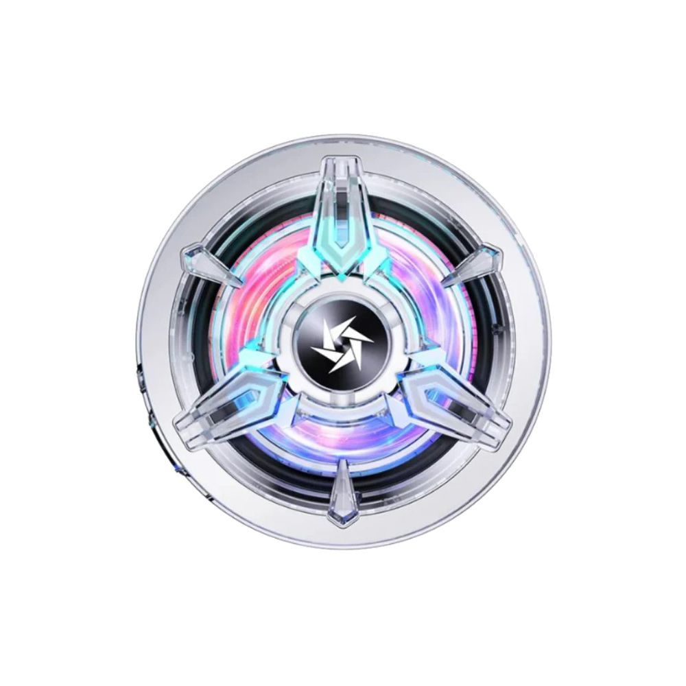 REMAX SL-13 Μαγνητικό RGB Ανεμιστηράκι Κινητού Διάφανο