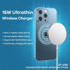 Ασύρματος Φορτιστής REMAX RP-W68 Yinga Series 15W Fast Charger Λευκό
