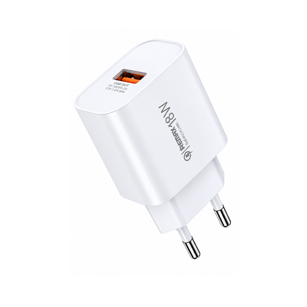 Φορτιστής REMAX Kiddy Series 18W RP-U119 Charger USB-A Λευκό