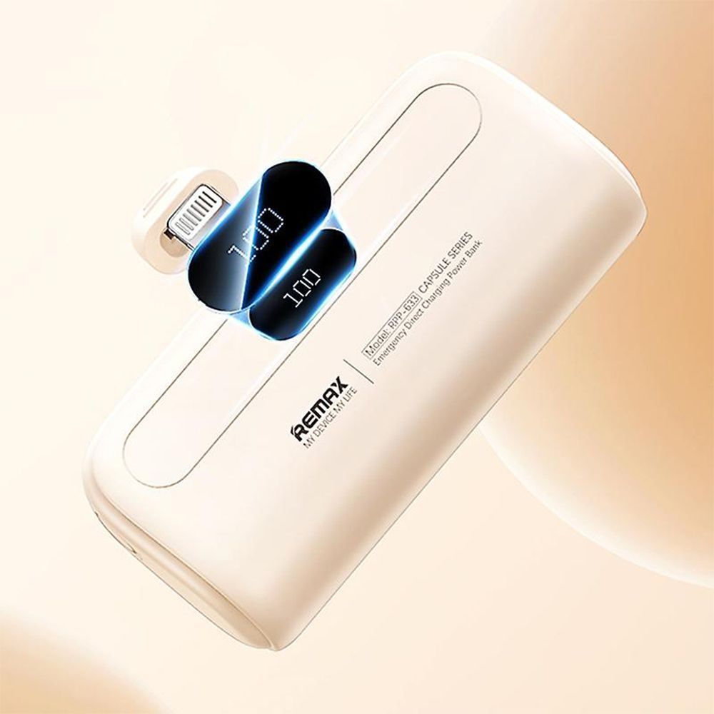 REMAX Capsule Series Power Bank 5000mAh RPP-633 (Lightning) Μπλέ