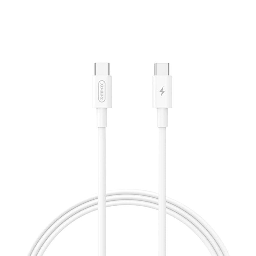 Καλώδιο Remax RC-191 Marlik Series PD 65W|Fast Charge Type-C to Type-C 1m Λευκό