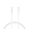 Καλώδιο Remax RC-191 Marlik Series PD 65W|Fast Charge Type-C to Type-C 1m Λευκό