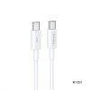Καλώδιο Remax RC-C021 Marlik Series PD 30W|Fast Charge Type-C to Type-C 2m Λευκό