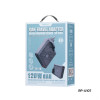 Φορτιστής REMAX Mecha Warrior Series RP-U107 120W GaN 3xC/1xUSB+ Καλώδιο Type-C 100W Μαύρο