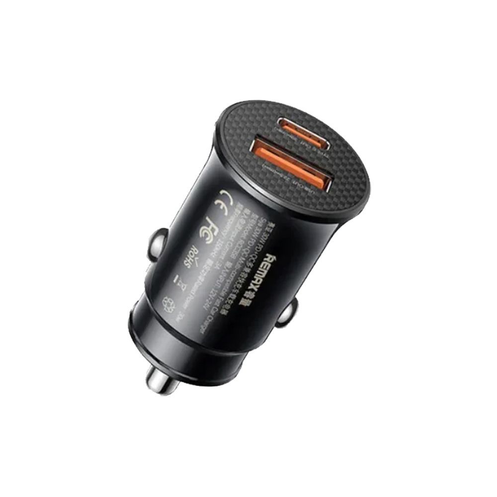 Φορτιστής Αυτοκινήτου REMAX Siya Series RCC358 30W PD+QC Μαύρο