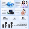 Remax Ασύρματο Μικρόφωνο Κ09 Live-Stream One-to-One Lightning Μαύρο