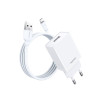 Φορτιστής REMAX  Kiddy Series 2.4A 12W RP-U95 Charger USB-A με Καλώδιο Micro USB Λευκό