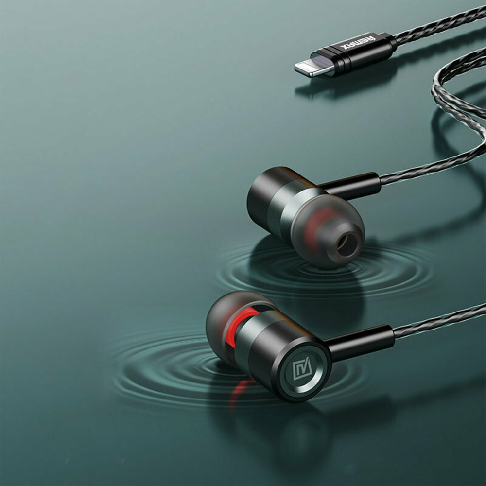 Ακουστικά Remax Lightning Plug & Play RM-598is Μαύρο