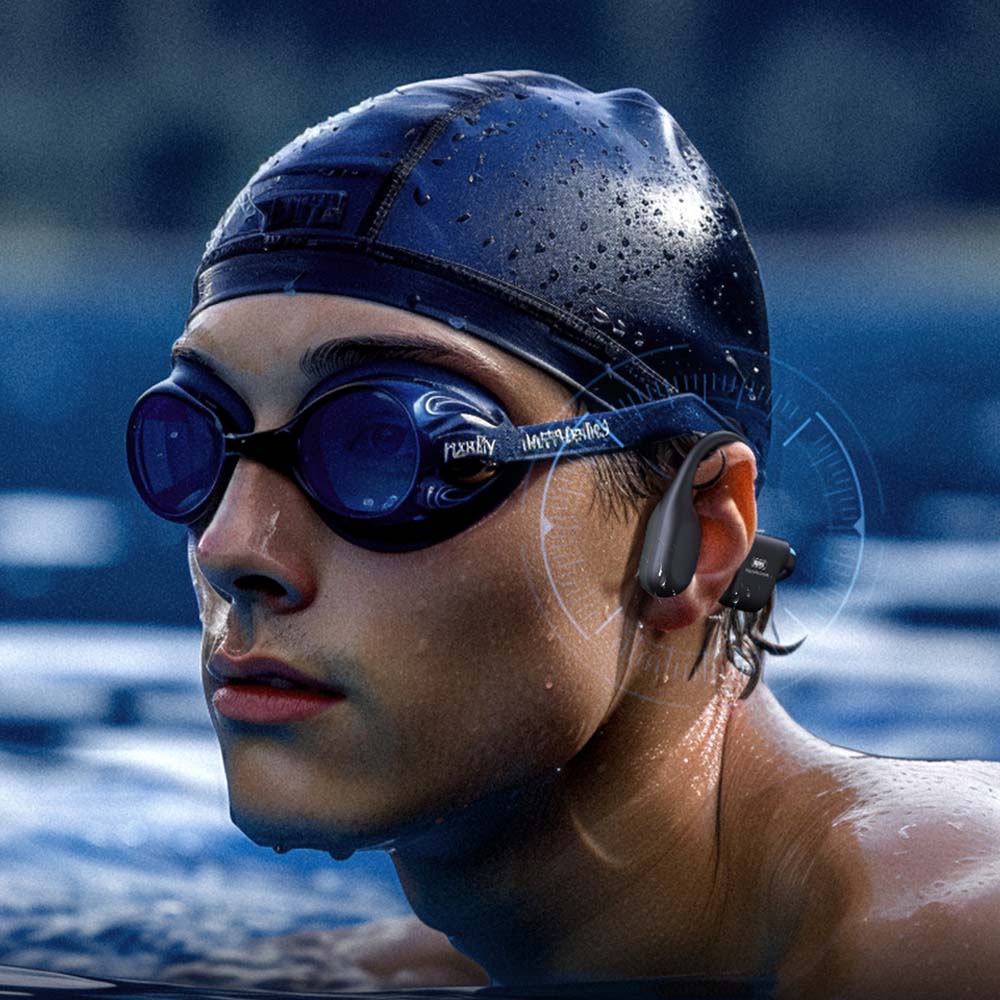 Remax Yvton Series RB-S11 Wireless Sports Earphone IP68 / 32GB Memory Card Μαύρο