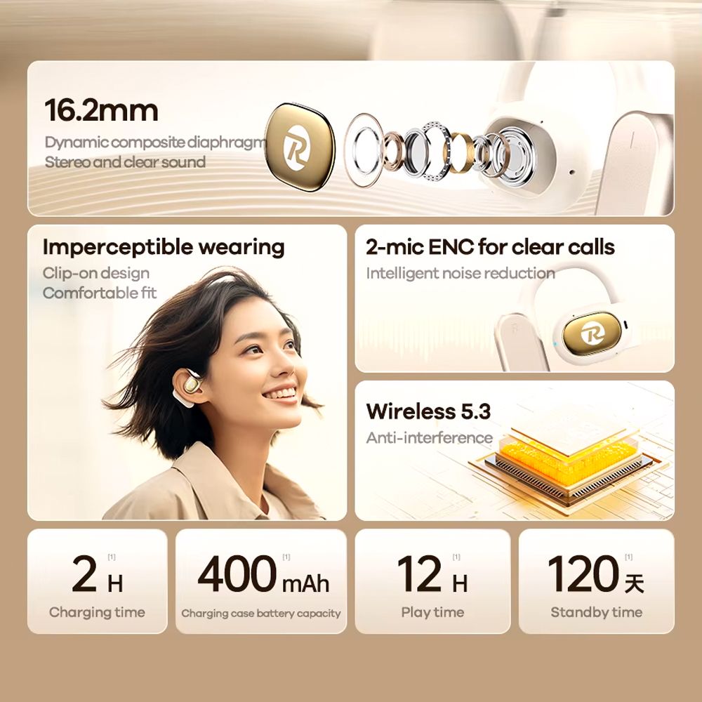 Ακουστικά Bluetooth Remax Cloudong Series Earbuds P1 Μαύρο
