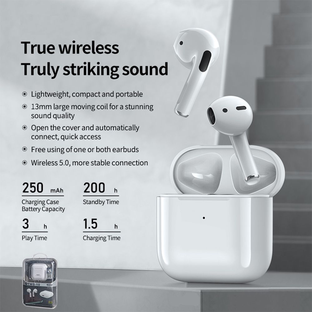 Ακουστικά Bluetooth Remax Metal Series TWS-10i Μαύρο