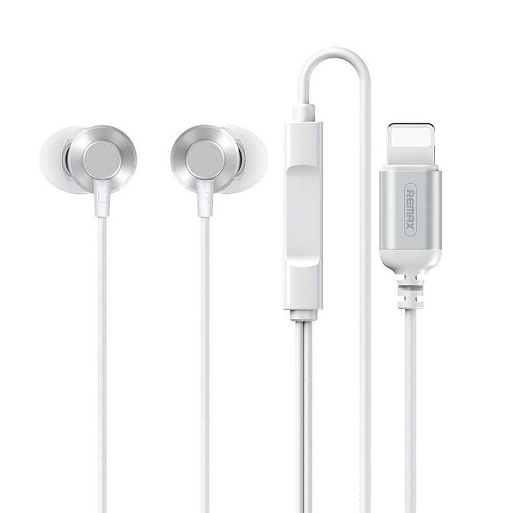 Ακουστικά Remax Lightning RM-512i Ασημί