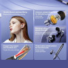 Ακουστικά REMAX Metal Braided Jack 3,5mm RM-730 Μαύρο