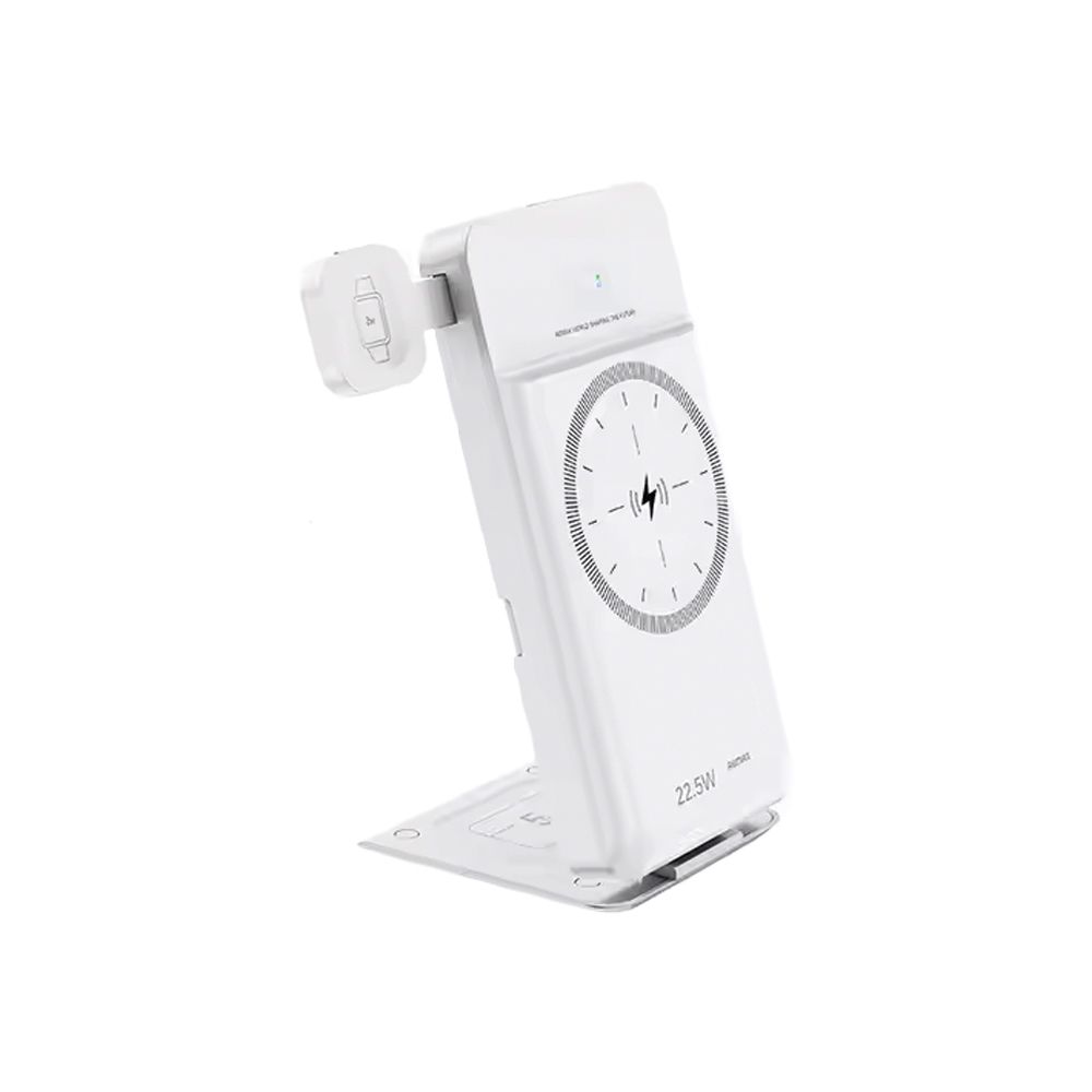 REMAX Ασύρματο Power-Bank 5-σε-1 10000mAh 15W RPP-D3 Λευκό