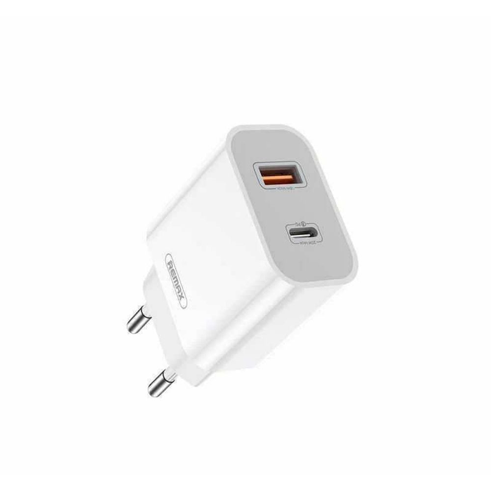 Φορτιστής REMAX Surie Series Fast Charge RP-U68 20W A+C με Καλώδιο USB-C σε Lightning Λευκό