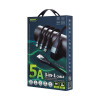 REMAX 3σε1 Multicharging Καλώδιο RC-199th USB to Lightning / Type-C / Micro USB 5Α Μπλέ