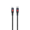 Καλώδιο Remax RC-188i Lesu Pro Series Braided PD20W|Fast Charge Type-C to Lightning 1m Μαύρο