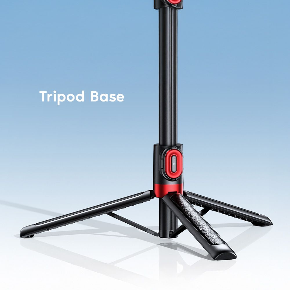 REMAX P60 Selfie Stick με Ενσωματωμένο Φως και Bluetooth Remote Controller Μαύρο