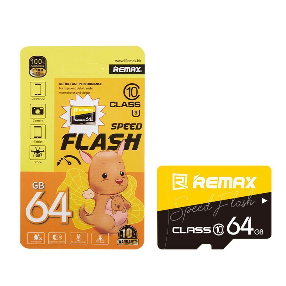 Κάρτα Μνήμης Remax C10 microSDXC|64GB|Class 10
