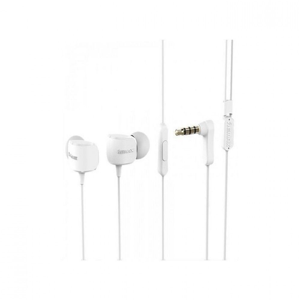 Ακουστικά REMAX earphones Jack 3,5mm RM-502 Λευκό