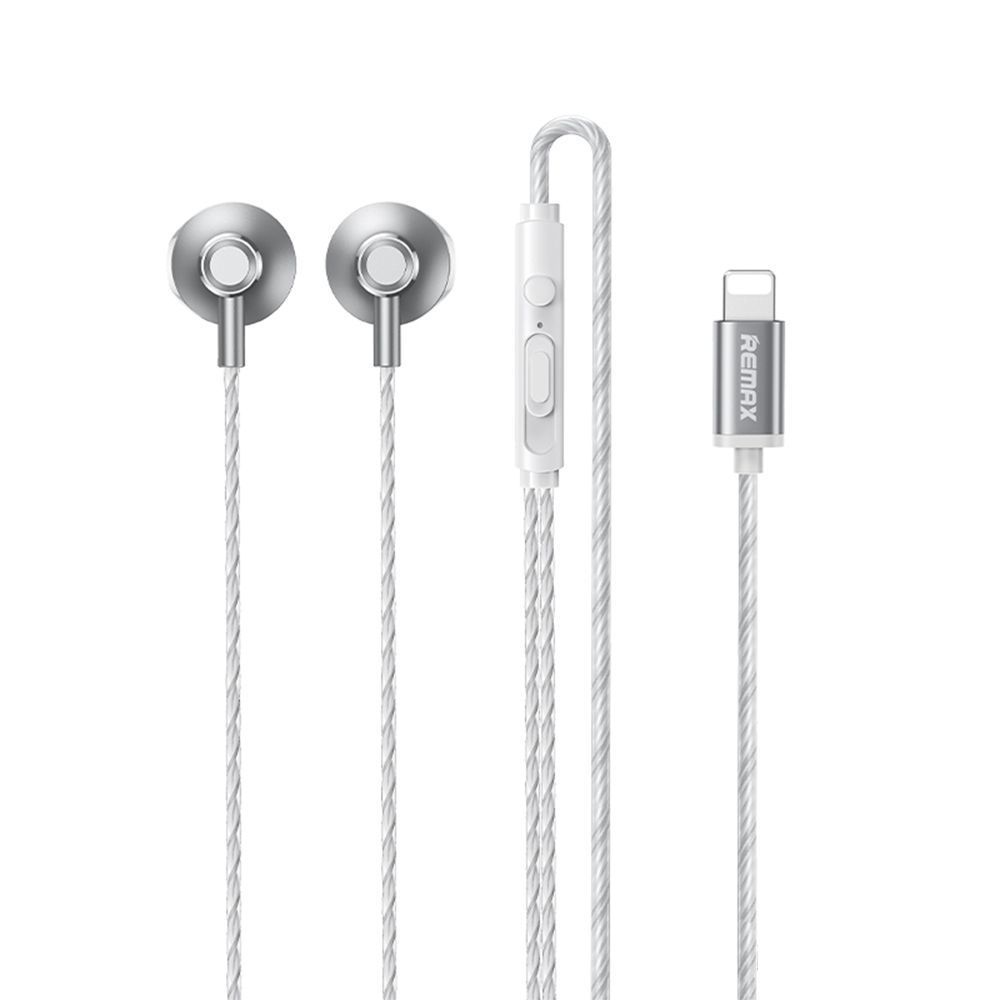 Ακουστικά Remax Lightning RM-711i Ασημί