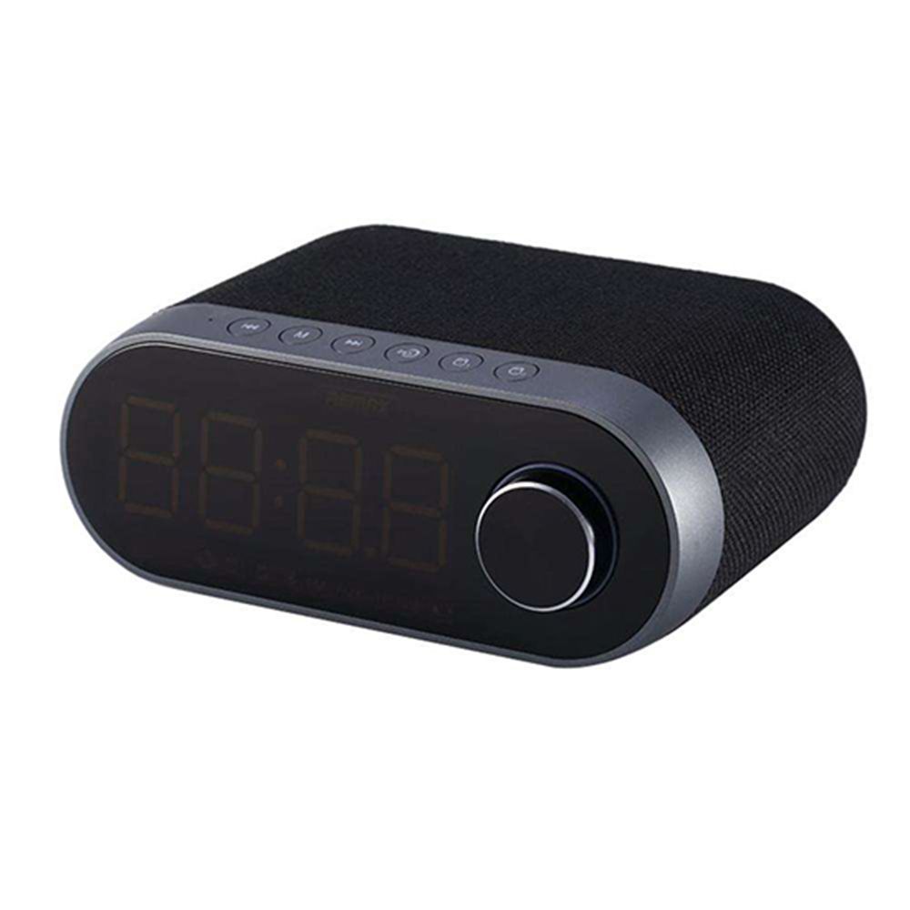 REMAX Portable Bluetooth Speaker Clock with alarm Μαύρο