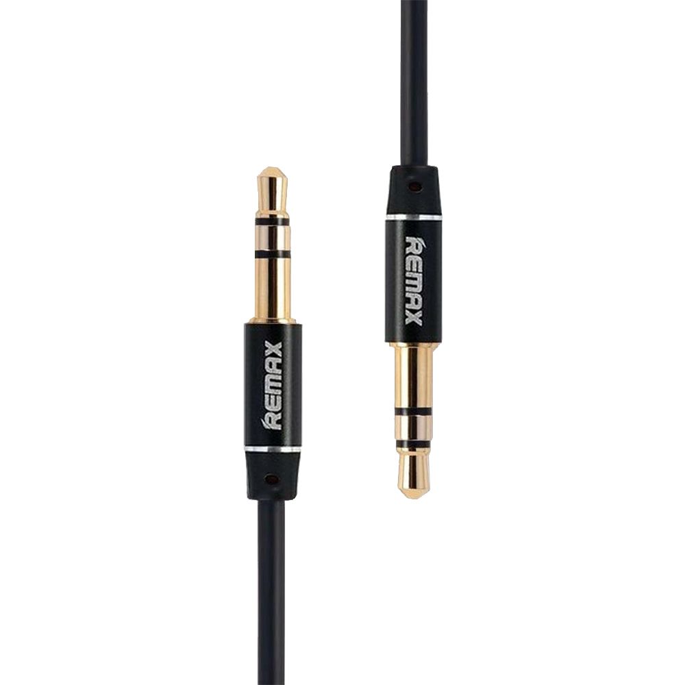 Remax RL-L200 Καλώδιο AUX 3.5mm male - 3.5mm male Μαύρο