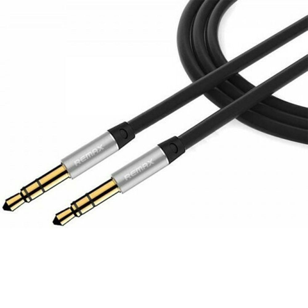 Remax RL-L200 Καλώδιο AUX 3.5mm male - 3.5mm male Μαύρο