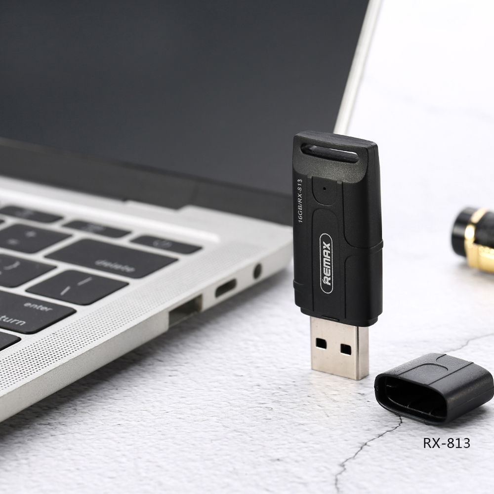Remax RX-813 USB Flash Drive 128GB USB 2.0 Μαύρο