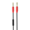 Καλώδιο AUX 3,5mm σε 3,5mm με μικρόφωνο Hoco UPA12 Μαύρο