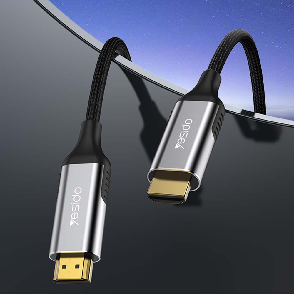 Καλώδιο HDMI Yesido HM11 1.8m HDMI 2.1 8K/60Hz 48Gbps Μαύρο