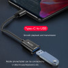 Αντάπτορας OTG Yesido GS01 Type-C σε USB-A Μαύρο
