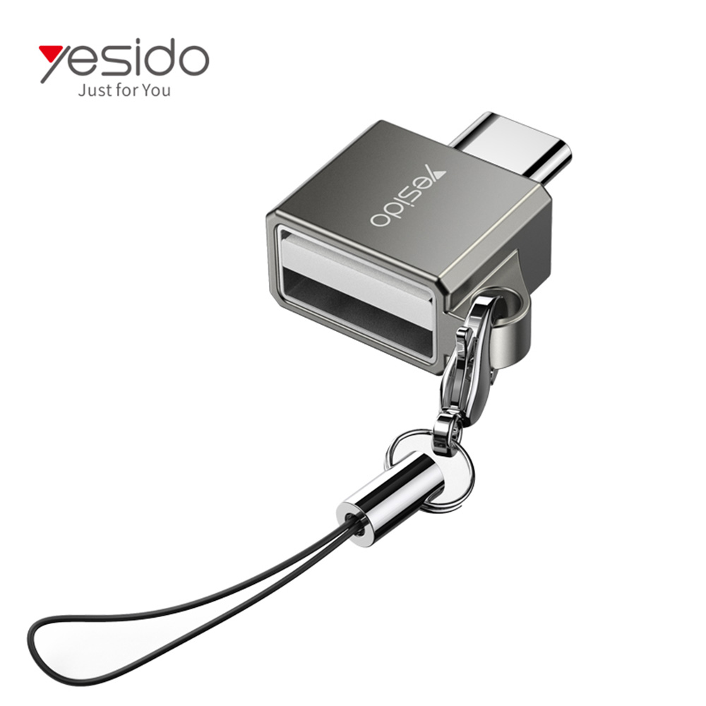 Αντάπτορας OTG Yesido GS08 Type-C σε USB-A Μαύρο