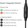 Ακουστικά Yesido Stereo Earphone YH31 Jack 3,5mm Μαύρο
