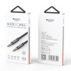 Yesido YAU16 Καλώδιο AUX Nylon Braided 3.5mm male - 3.5mm male 3m Μαύρο
